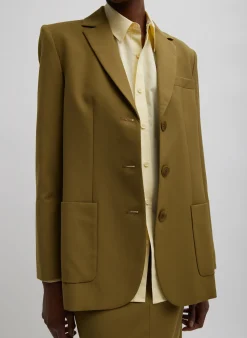 Tropical Wool Max Blazer-Tibi Sale