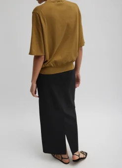 Tropical Wool Maxi Trouser Skirt-Tibi Clearance