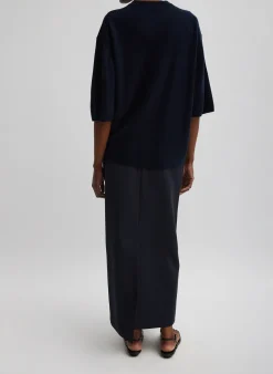 Tropical Wool Maxi Trouser Skirt-Tibi Outlet