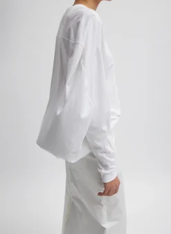 T-Shirt Circular Top-Tibi New
