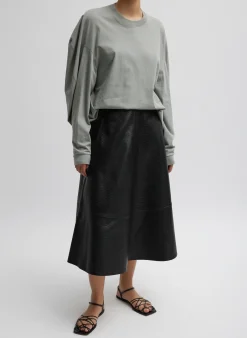 T-Shirt Circular Top-Tibi Online