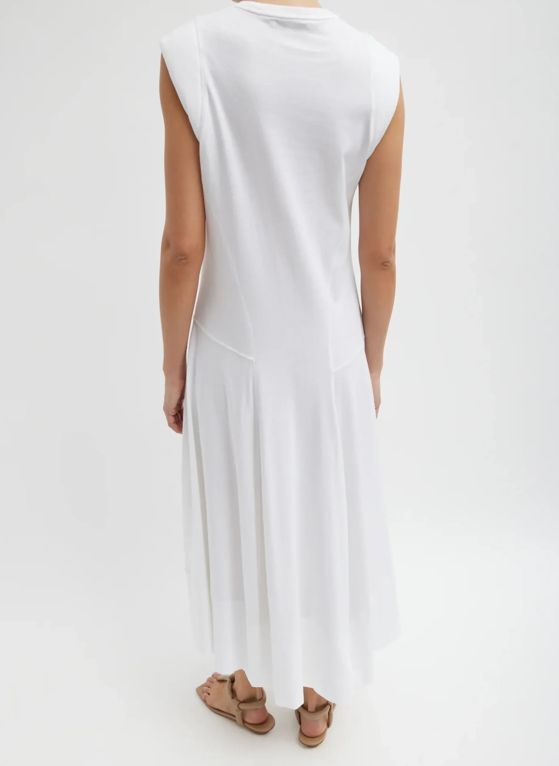 T-Shirt Sleeveless Dress-Tibi Fashion