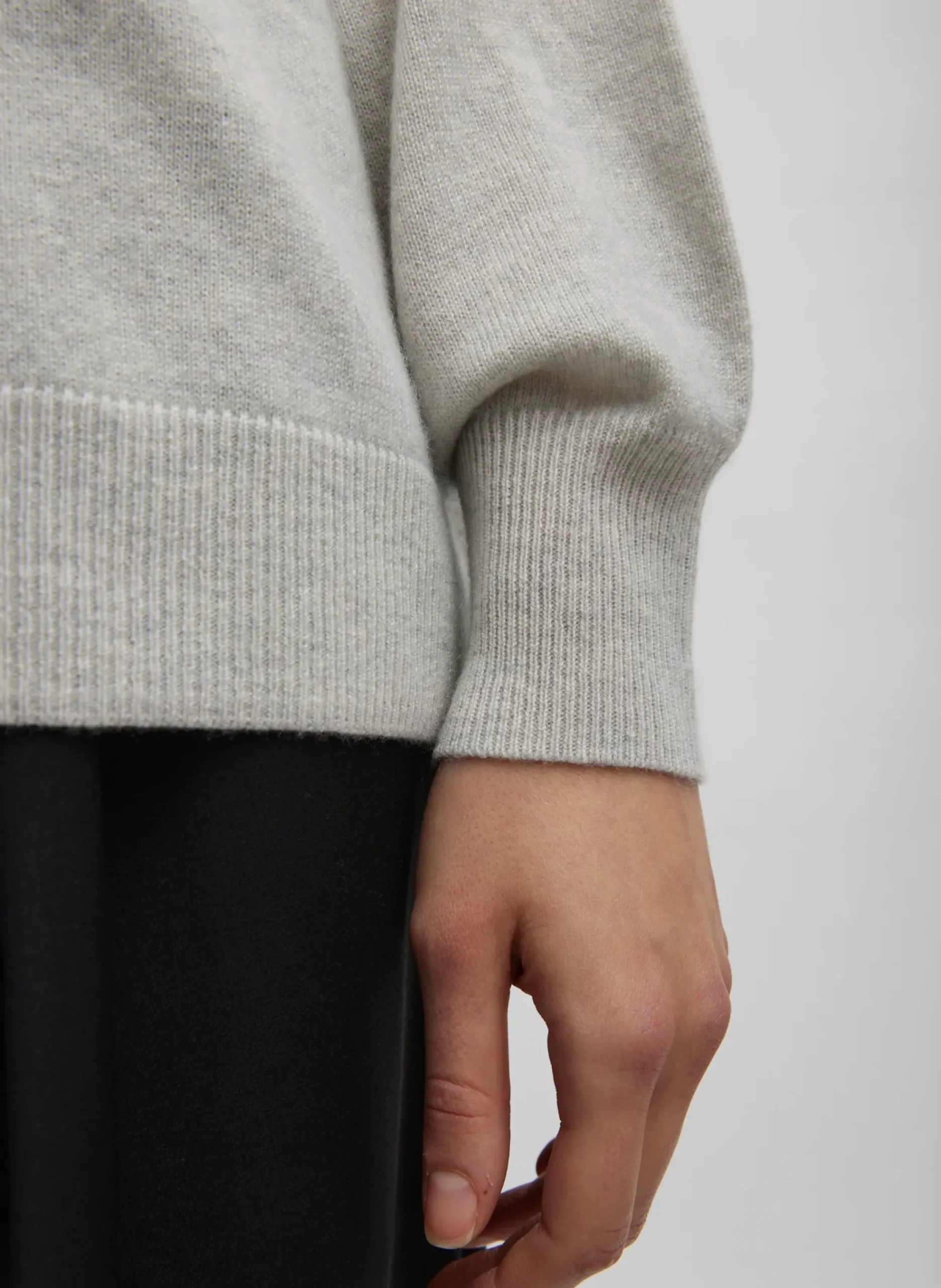 Washable Cashmere Crewneck Sweater-Tibi Best