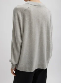 Washable Cashmere Crewneck Sweater-Tibi Best