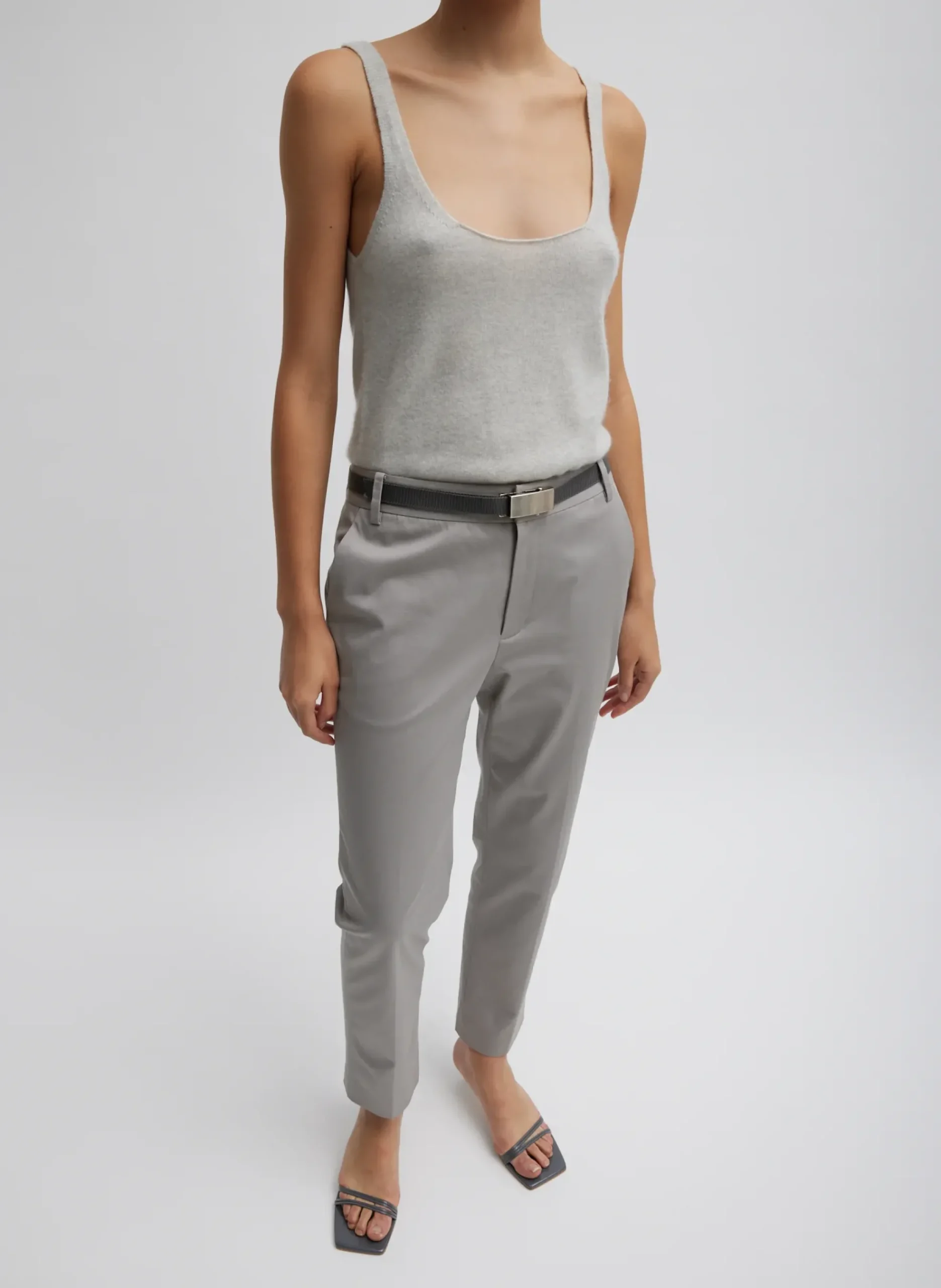 Washable Cashmere Tank Sweater-Tibi Fashion
