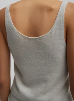 Washable Cashmere Tank Sweater-Tibi Fashion