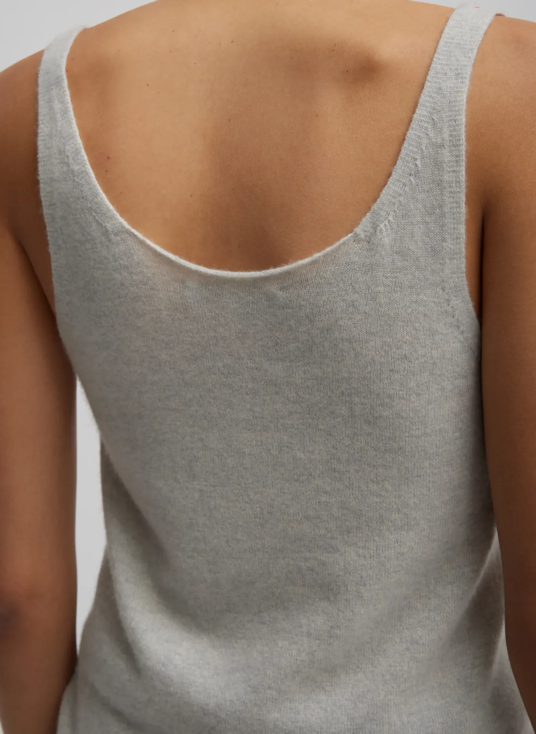 Washable Cashmere Tank Sweater-Tibi Fashion